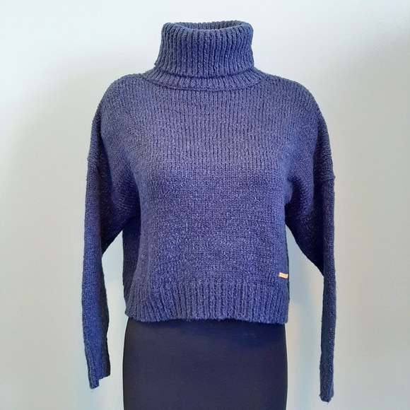 🅱️🅾️G🅾️ thick winter turtle neck navy sweater … - Picture 1 of 3